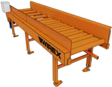 Roller conveyor with drive